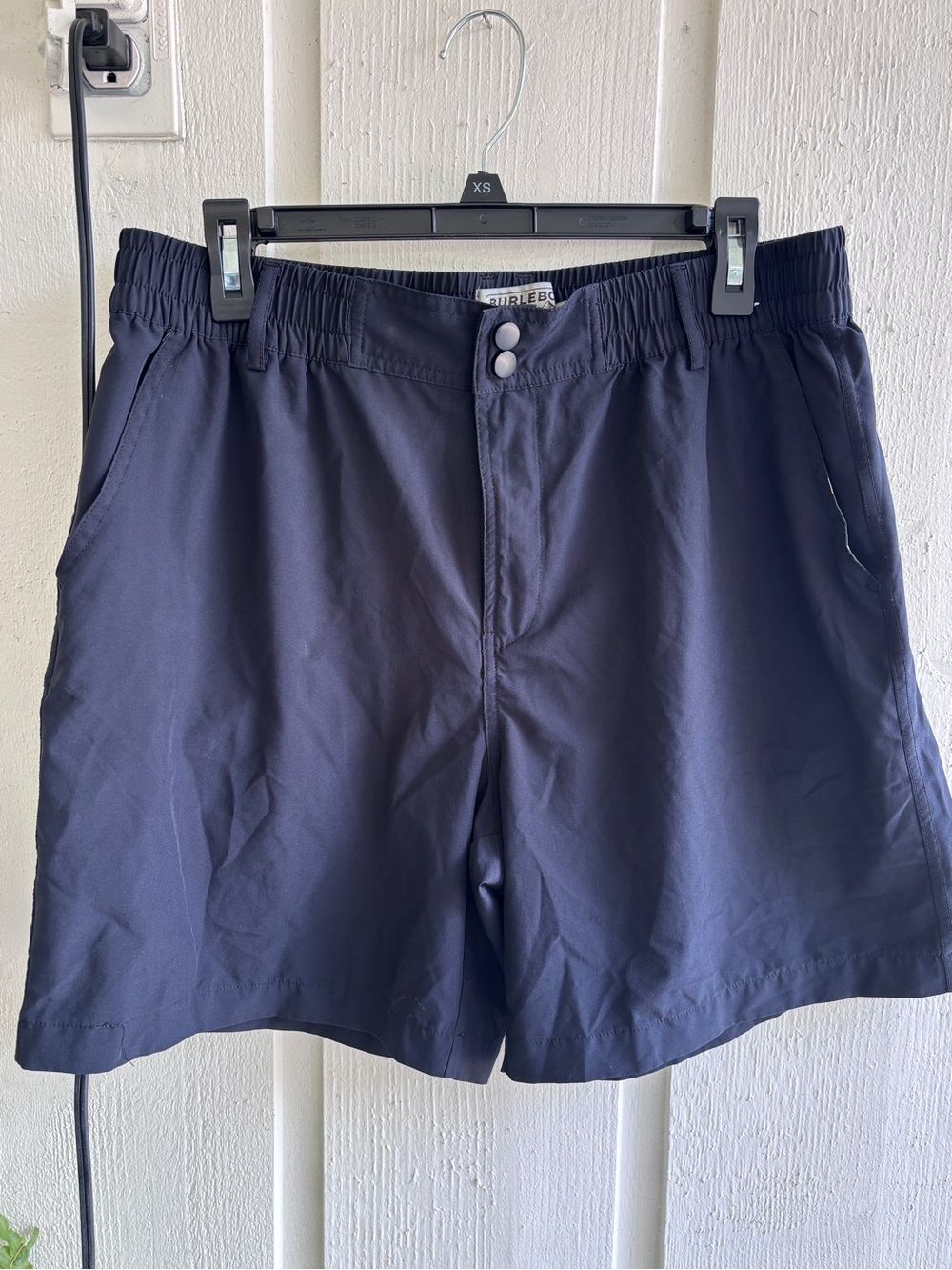 BURLEBO Men's Black Shorts